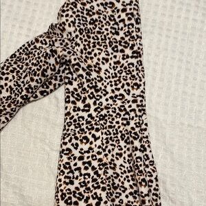 Leopard Print Long Sleeve Top